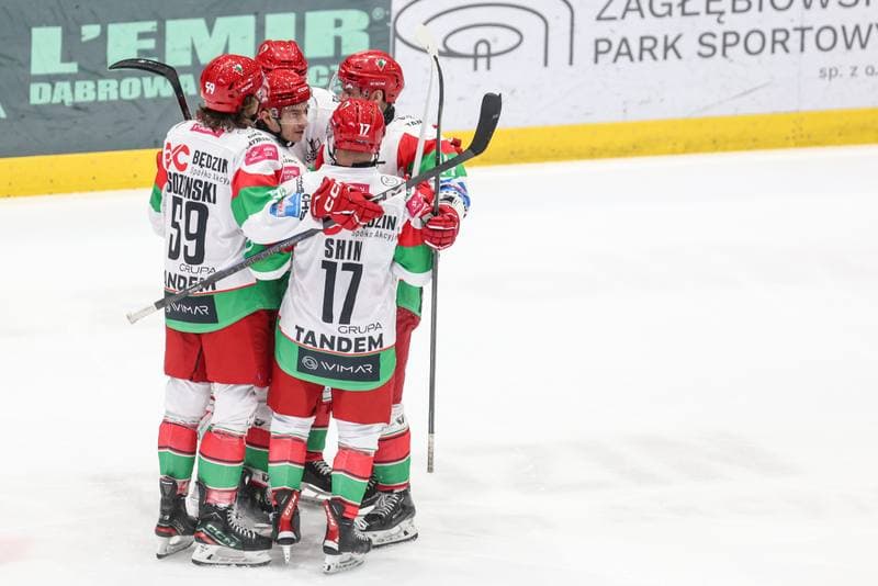Ice Hockey. Tauron Hokej Liga. EC Bedzin Zaglebie Sosnowiec - KH Energa Torun. 19.01.2025