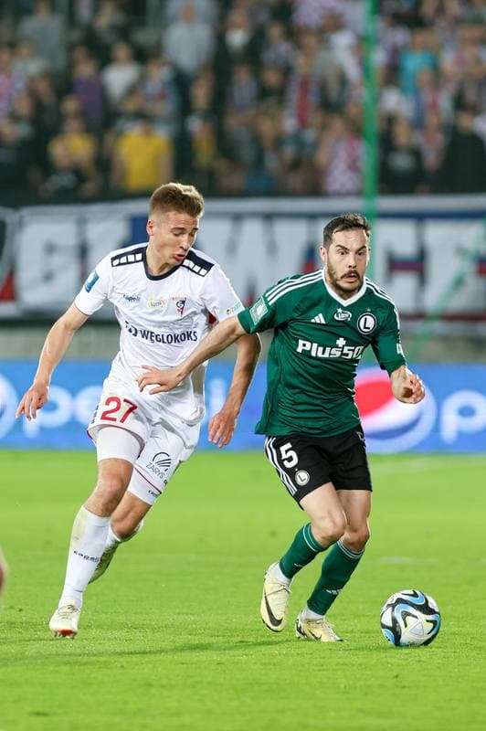 Football. PKO BP Ekstraklasa. Gornik Zabrze - Legia Warsaw. 01.04.2024