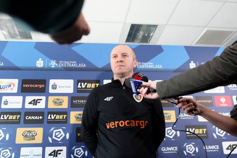 Football. Piast Gliwice. Press Conference. 09.01.2024