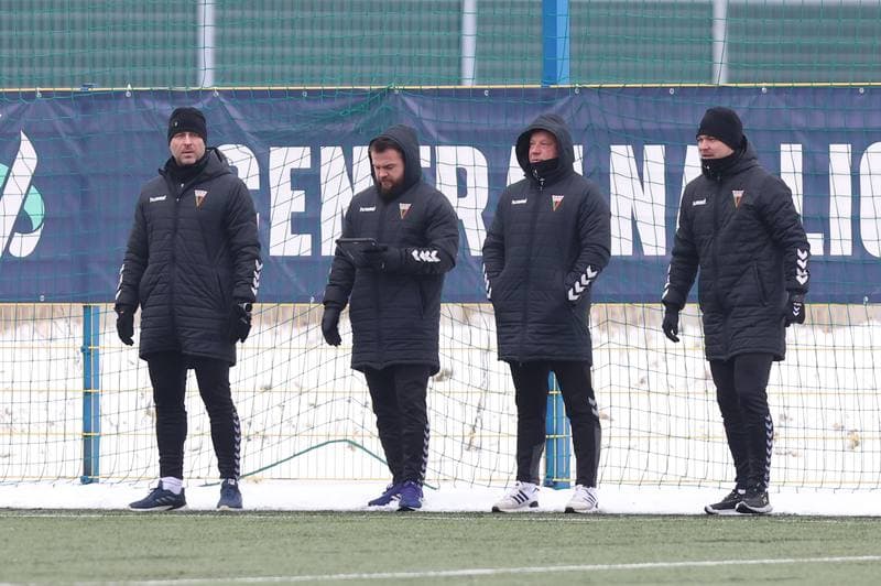 Football. Sparing. GKS Tychy - Hutnik Krakow. 13.01.2024