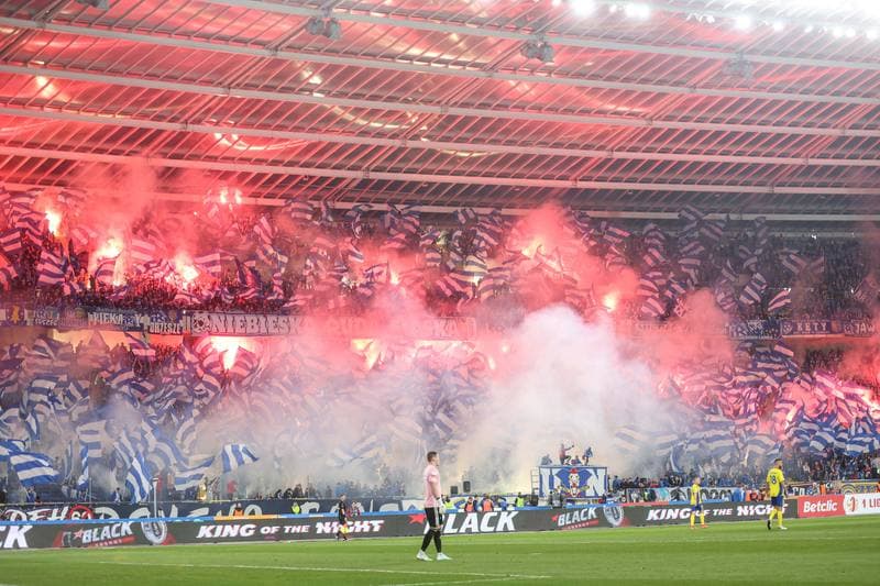 Football. Betclic I Liga. Ruch Chorzow - Arka Gdynia. 08.03.2025