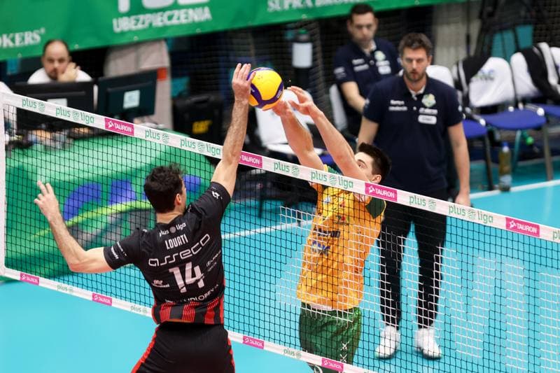 Volleyball. PlusLiga. Aluron CMC Warta Zawiercie - Asseco Resovia Rzeszow. 25.01.2024