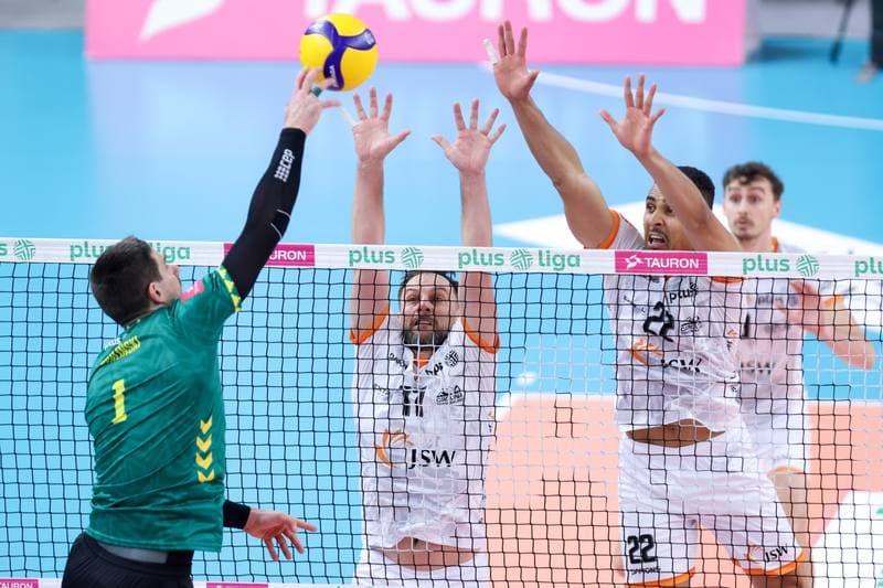 Volleyball. PlusLiga. Jastrzebski Wegiel - GKS Katowice. 03.02.2024