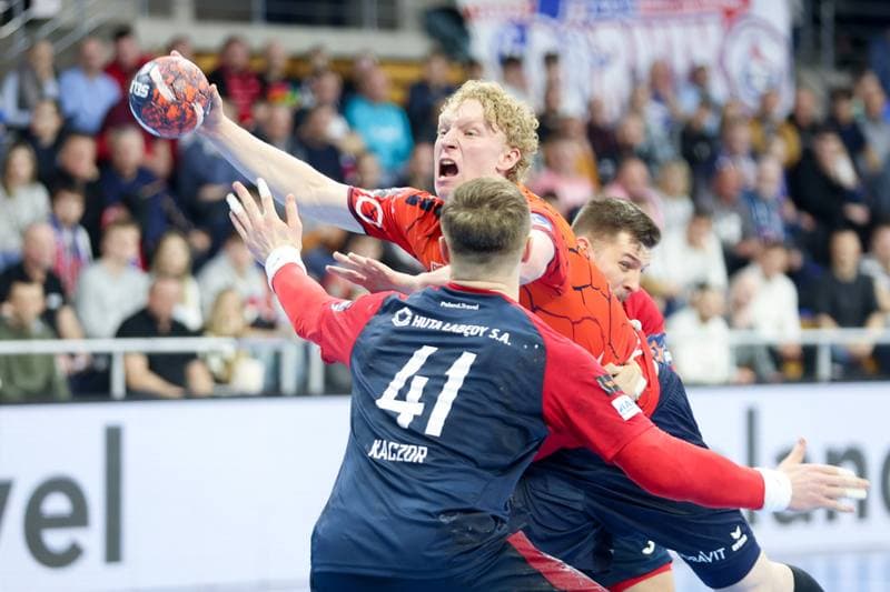 Handball. EHF European League. Gornik Zabrze - Rhein-Neckar Lowen. 13.02.2024
