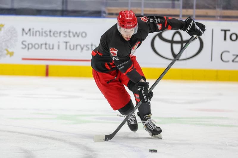 Ice Hockey. Poland national team. Training. 08.11.2023