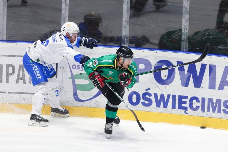 Ice Hockey. Tauron Hokej Liga. Re-Plast Unia Oswiecim - JKH GKS Jastrzebie. 18.02.2024