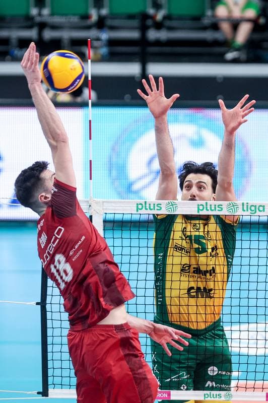 Volleyball. PlusLiga. Aluron CMC Warta Zawiercie - Asseco Resovia Rzeszow. 29.03.2025