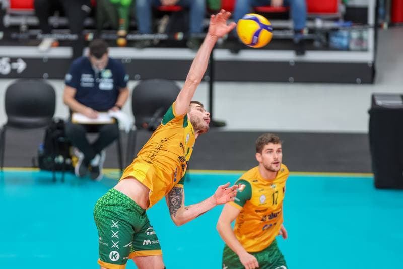 Volleyball. CEV Volleyball Cup. Aluron CMC Warta Zawiercie - Hebar Pazardzhik. 23.11.2023