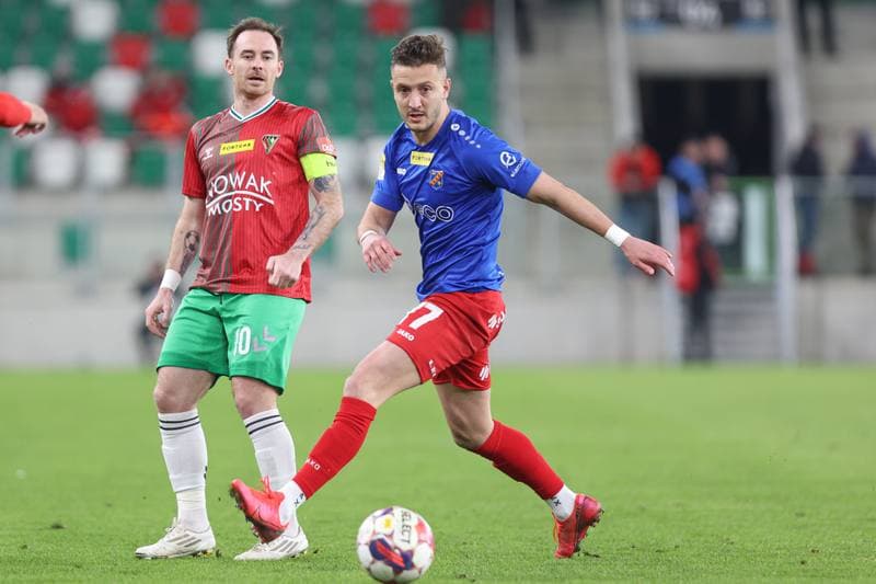 Football. Fortuna I Liga. Zaglebie Sosnowiec - Odra Opole. 10.03.2024