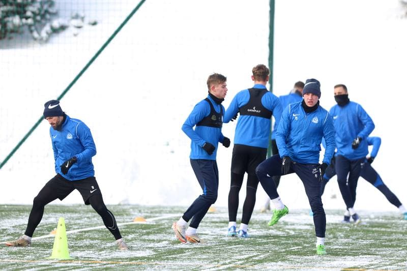 Football. Ruch Chorzow. Training. 08.01.2024