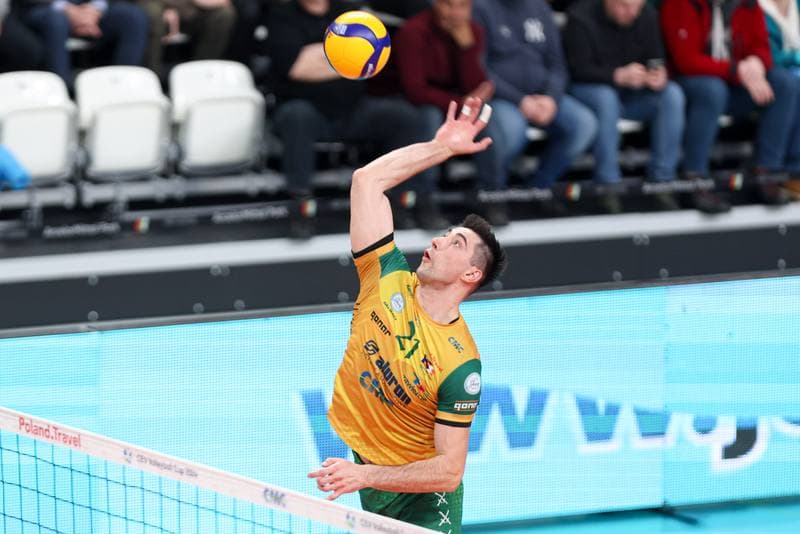 Volleyball. CEV Volleyball Cup. Aluron CMC Warta Zawiercie - Allianz Milano. 10.01.2024