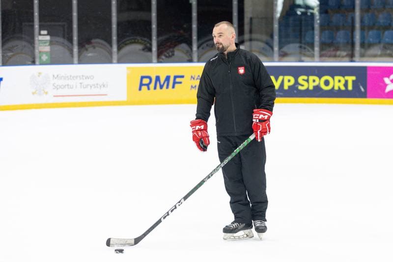 Ice Hockey. Poland national team. Training. 24.04.2024