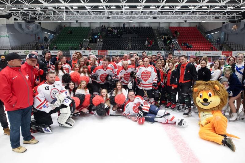 Ice Hockey. Charity Match. Hokejowa Kadra Artystow Polskich - Przyjaciele WOSP. 20.01.2024