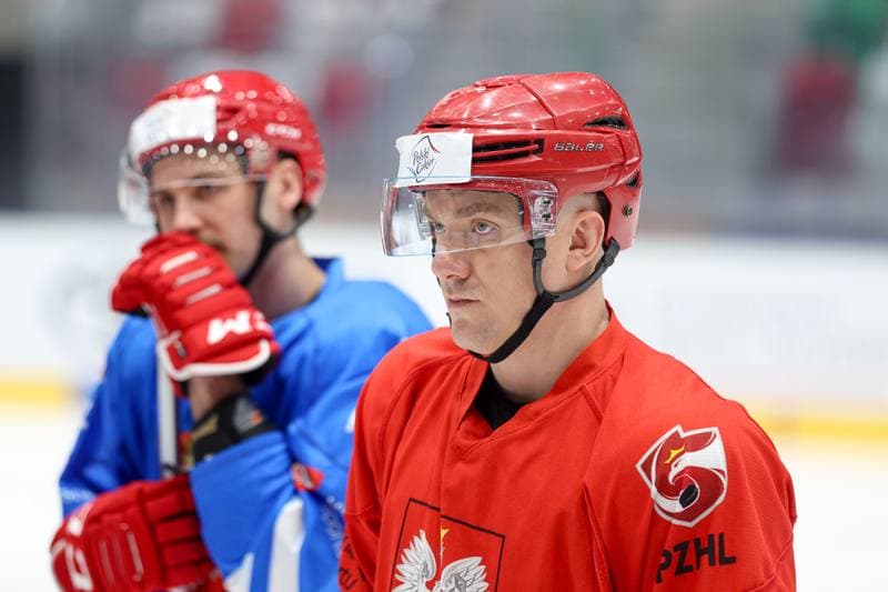 Ice Hockey. Poland national team. Training. 30.04.2024
