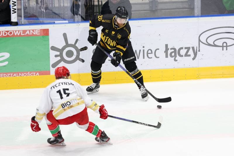Ice Hockey. Tauron Hokej Liga. Zaglebie Sosnowiec - GKS Katowice. 21.01.2024