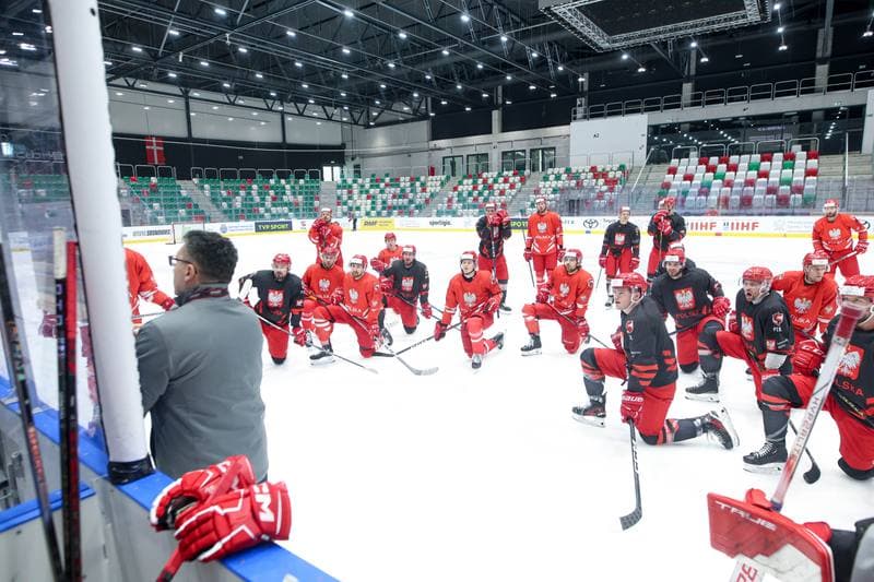 Ice Hockey. Poland national team. Training. 06.05.2024