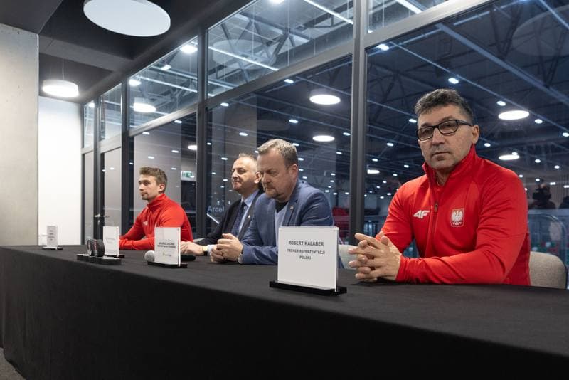 Ice Hockey. Poland national team. Press Conference. 06.02.2024