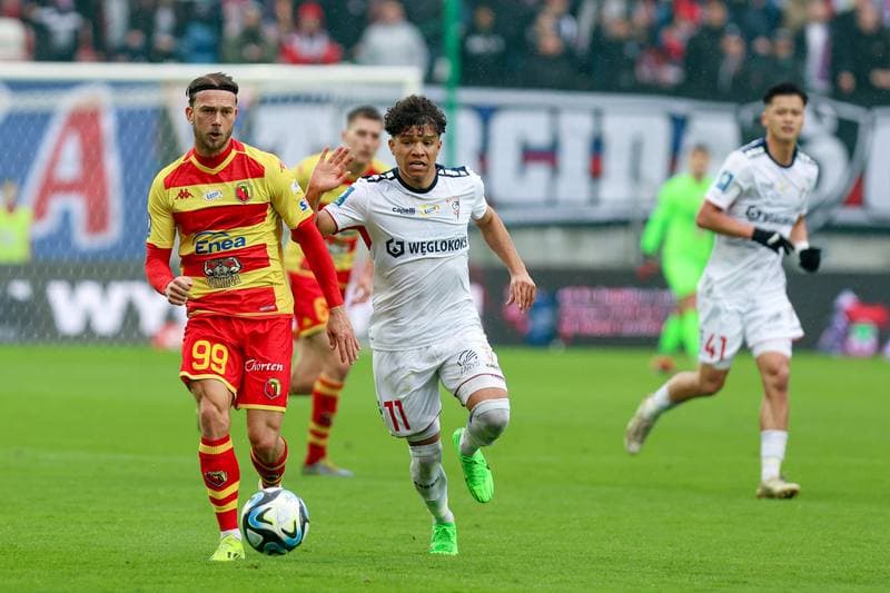 Football. PKO BP Ekstraklasa. Gornik Zabrze - Jagiellonia Bialystok. 02.03.2024