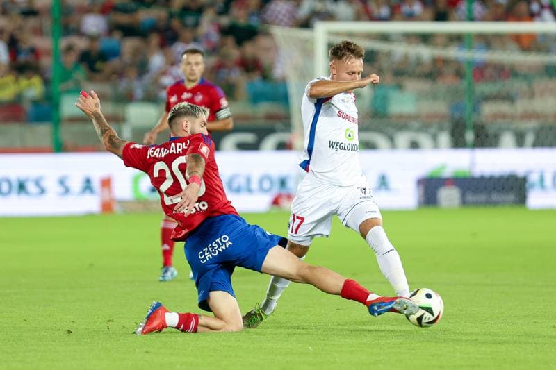 Football. PKO BP Ekstraklasa. Gornik Zabrze - Rakow Czestochowa. 18.08.2024