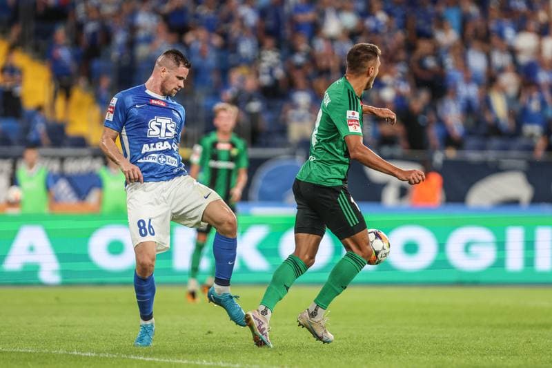 Football. Betclic I liga. Ruch Chorzow - Gornik Leczna. 31.08.2024