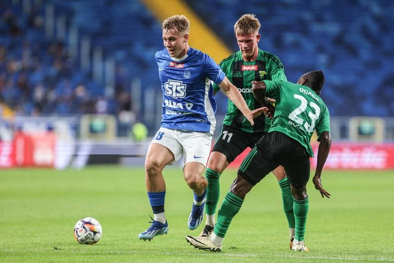 Football. Betclic I liga. Ruch Chorzow - Gornik Leczna. 31.08.2024