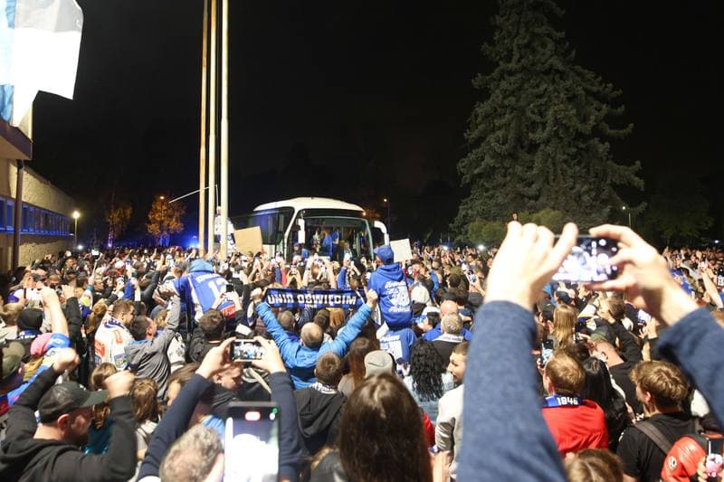 Ice Hockey. Re-Plast Unia Oswiecim. Welcome Ceremony. 15.04.2024