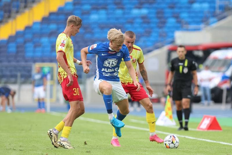 Football. Betclic I liga. Ruch Chorzow - Znicz Pruszkow. 28.07.2024