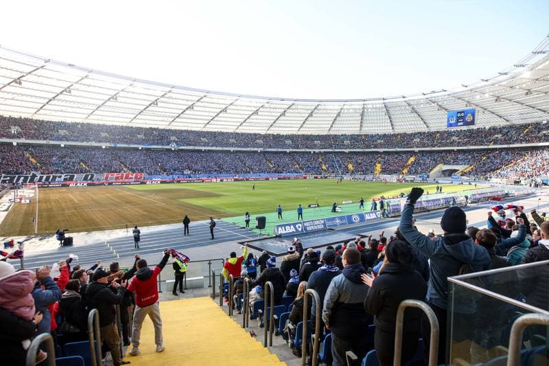 Football. Betclic I Liga. Ruch Chorzow - Wisla Krakow. 22.02.2025