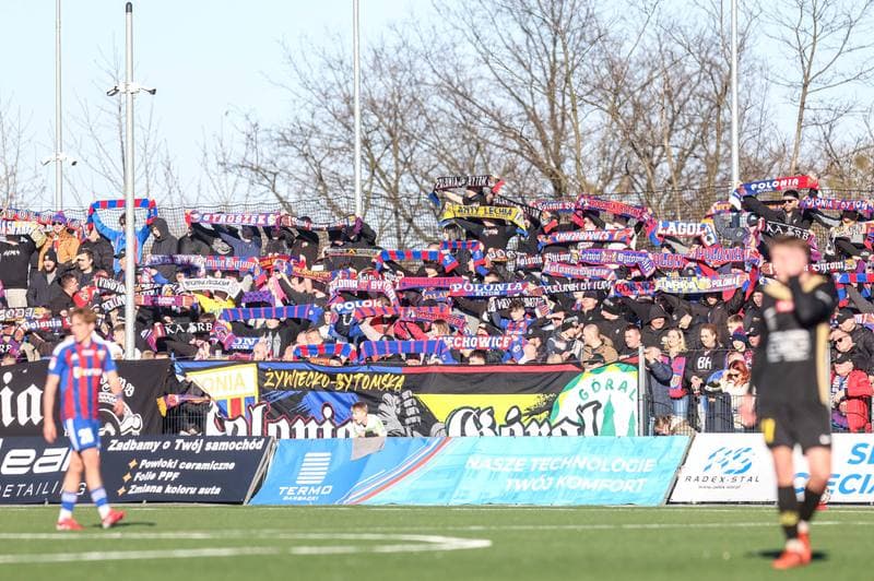 Football. Betclic II Liga. Polonia Bytom - GKS Jastrzebie. 16.03.2025