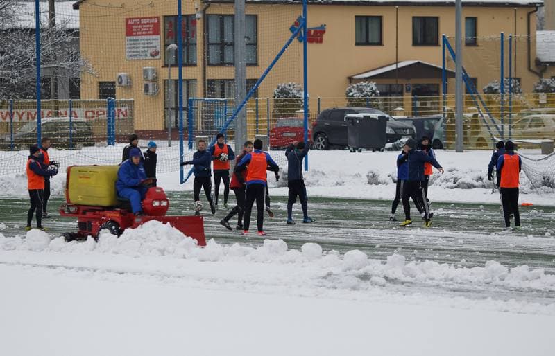 Football. Friendly Match. Rozwoj Katowice - Nadwislana Gora. 31.01.2015