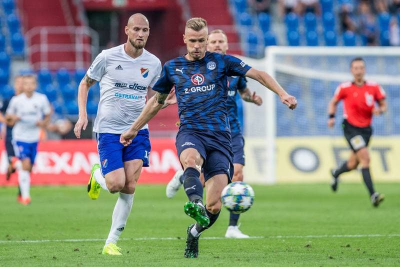 Football. Fortuna:Liga. Banik Ostrava - 1 FC Slovacko. 23.08.2019