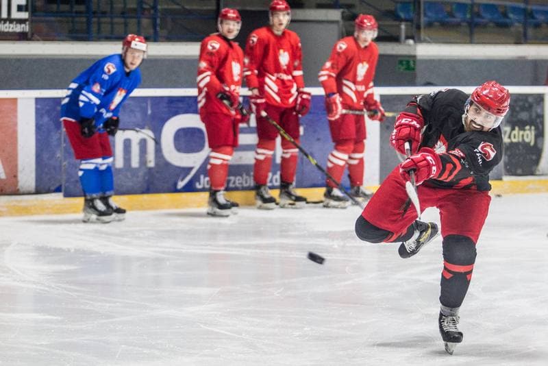 Ice Hockey. Poland national team. Training. 06.04.2022