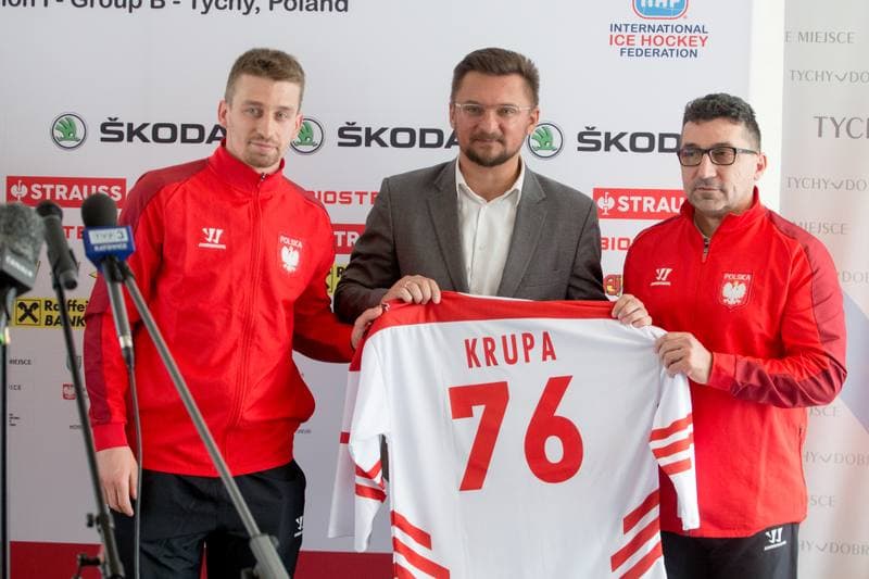 Ice Hockey. Poland national team. Press Conference. 21.04.2022