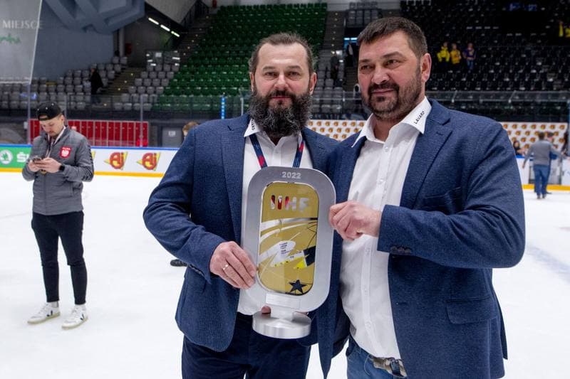 Ice Hockey. World Championship Division 1 Group B. Estonia - Ukraine. 01.05.2022