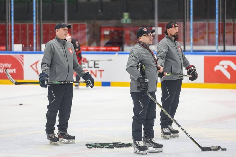 Ice Hockey. Poland national team. Training. 24.04.2023