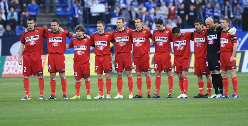 Football. Ekstraklasa. Ruch Chorzow - Odra Wodzislaw. 20.04.2010