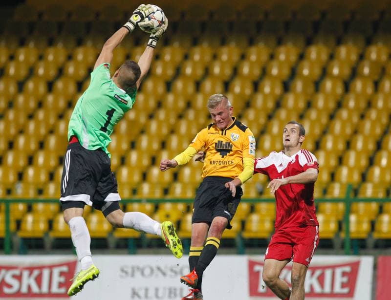 Football. I Liga. GKS Katowice - Dolcan Zabki. 25.10.2014