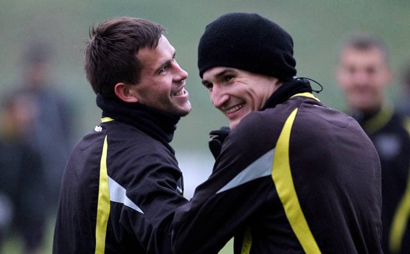 Football. GKS Katowice. Training. 12.01.2015