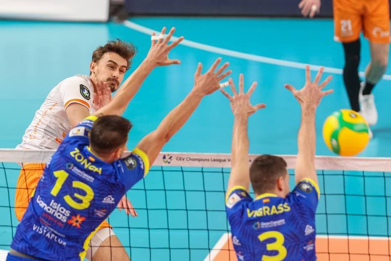 Volleyball. CEV Champions League. Jastrzebski Wegiel - Guaguas Las Palmas. 22.11.2023
