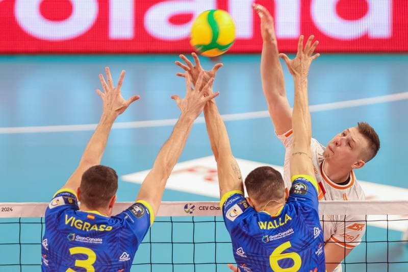 Volleyball. CEV Champions League. Jastrzebski Wegiel - Guaguas Las Palmas. 22.11.2023