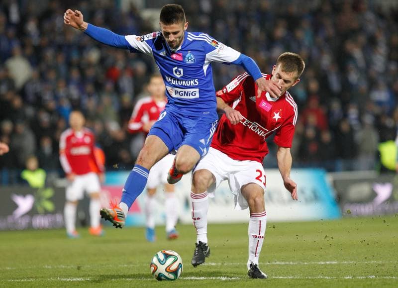 Football. T-Mobile Ekstraklasa. Ruch Chorzow - Wisla Krakow. 13.12.2014