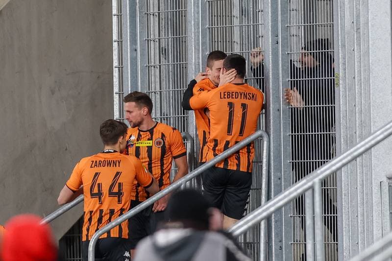 Football. Fortuna I Liga. Zaglebie Sosnowiec - Chrobry Glogow. 19.12.2023