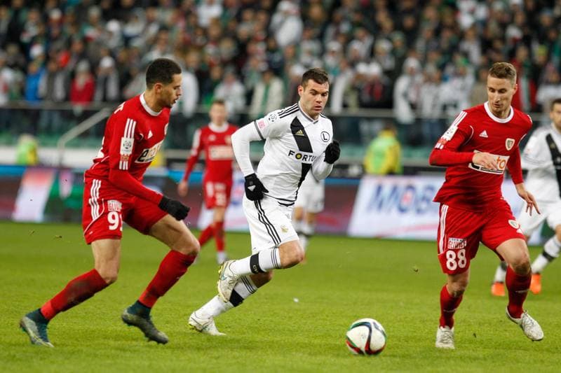 Football. PKO BP Ekstraklasa. Legia Warsaw - Piast Gliwice. 13.12.2015