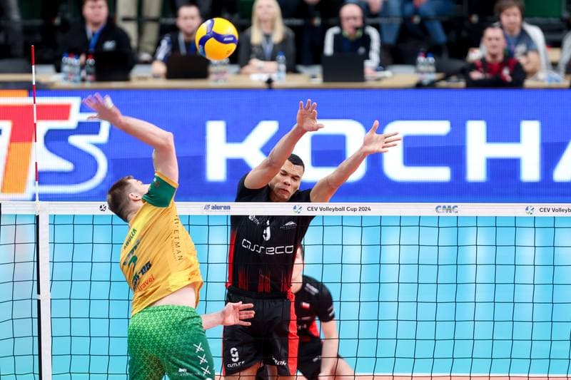 Volleyball. CEV Cup. Aluron CMC Warta Zawiercie - Asseco Resovia Rzeszow. 08.02.2024
