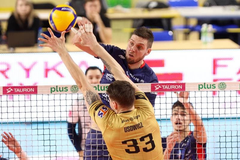 Volleyball. PlusLiga. GKS Katowice - Grupa Azoty ZAKSA Kedzierzyn-Kozle. 10.02.2024