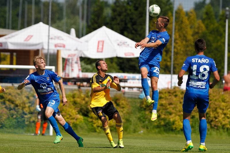 Football. Sparing. Bruk-Bet Termalica Nieciecza - MFK Karvina. 02.07.2016