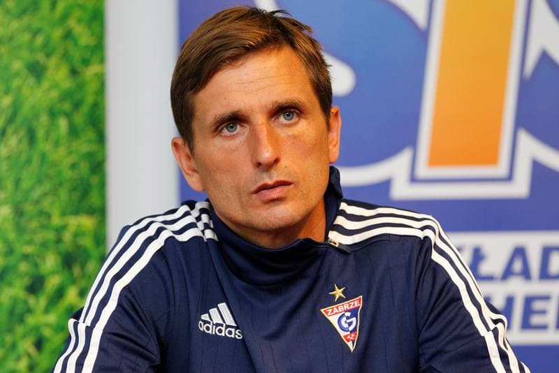 Football. Gornik Zabrze. Press Conference. 18.08.2016