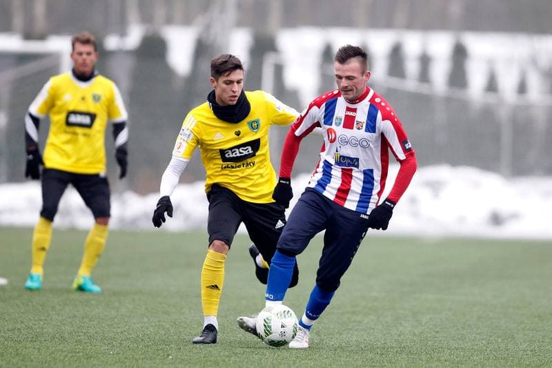 Football. Sparing. GKS Katowice - Odra Opole. 25.01.2017