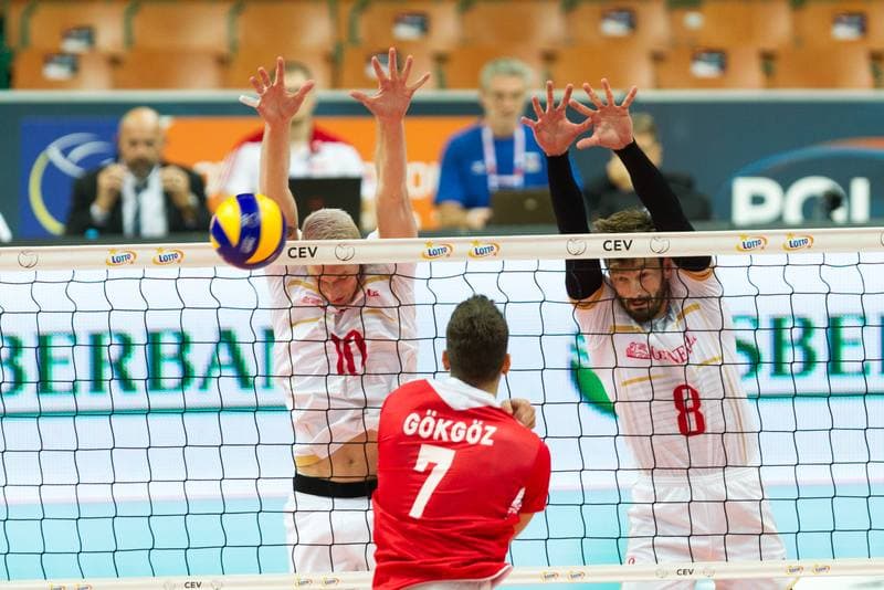 Volleyball. CEV EuroVolley 2017. Turkey - France. 28.08.2017