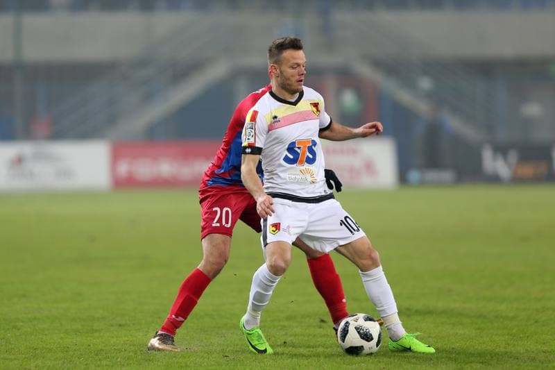 Football. Lotto Ekstraklasa. Piast Gliwice - Jagiellonia Bialystok. 12.02.2018